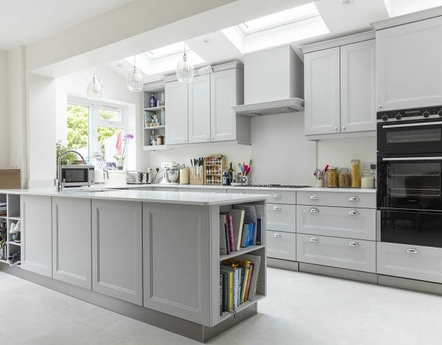 Modern Grey Shaker Kitchen