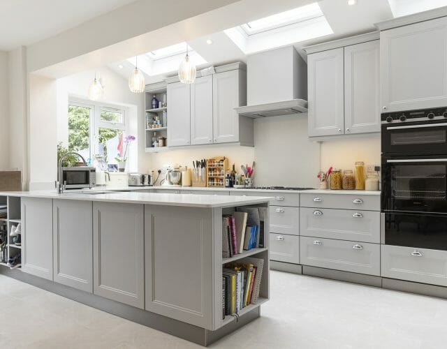 Modern Grey Shaker Kitchen