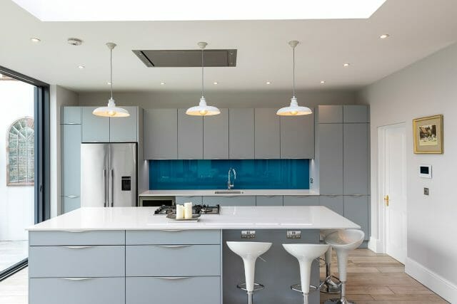 Grey & White Kitchen and Utility