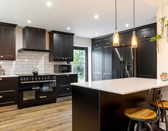 Monochrome Shaker Kitchen