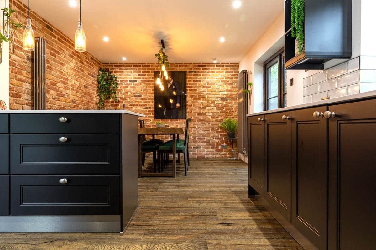 Monochrome Shaker Kitchen