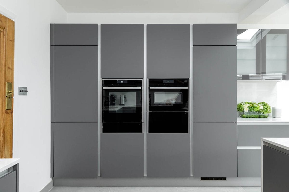 Grey Handleless Kitchen
