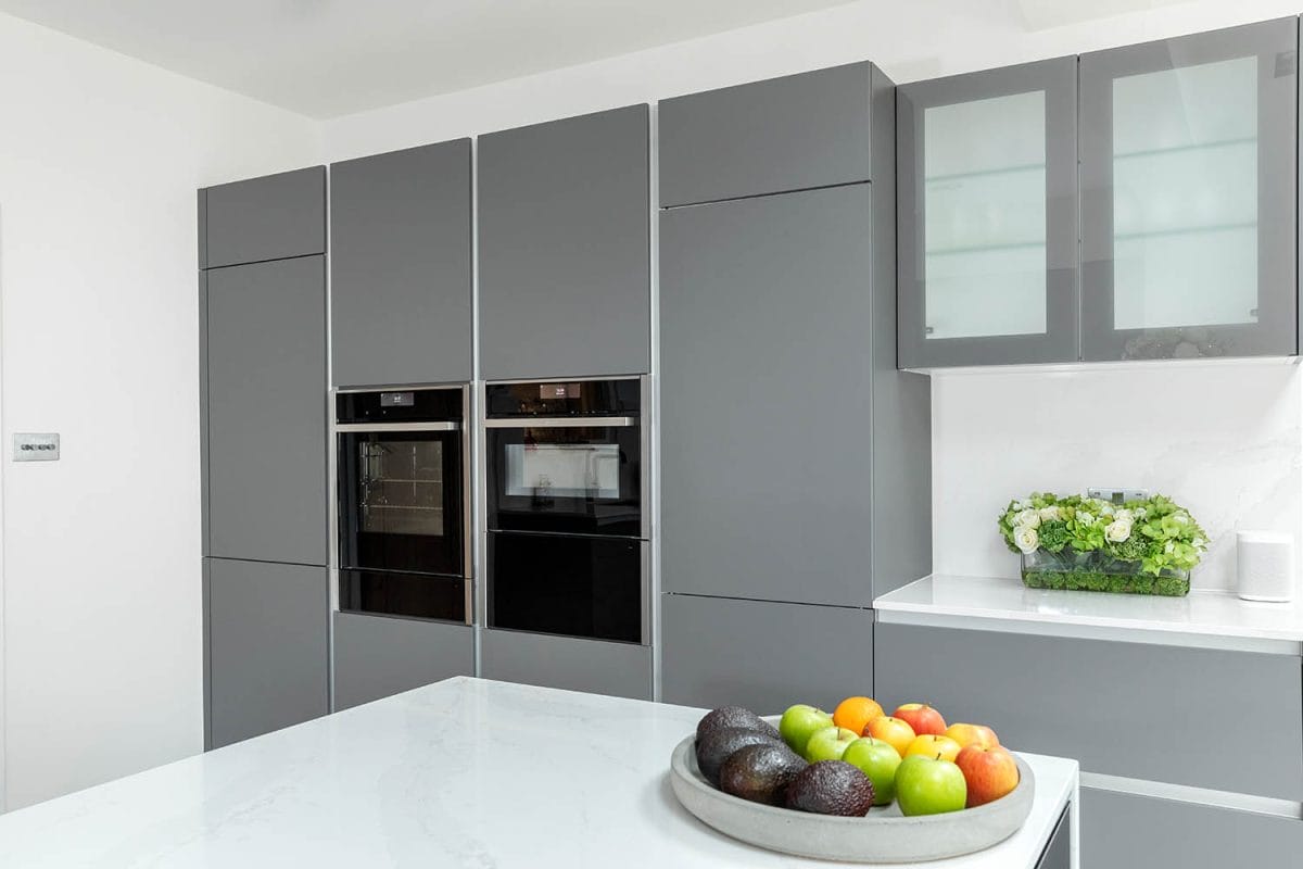 Grey Handleless Kitchen