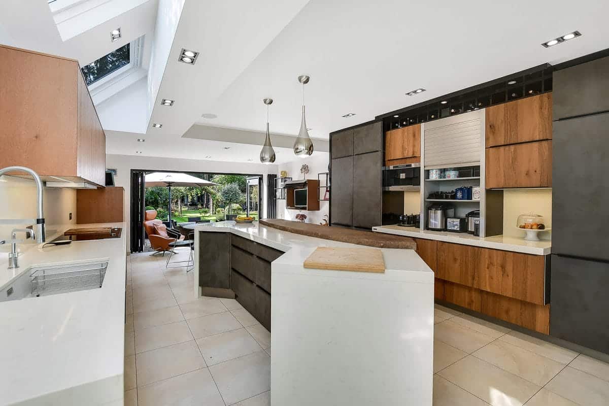 Timeless White and Grey Kitchen