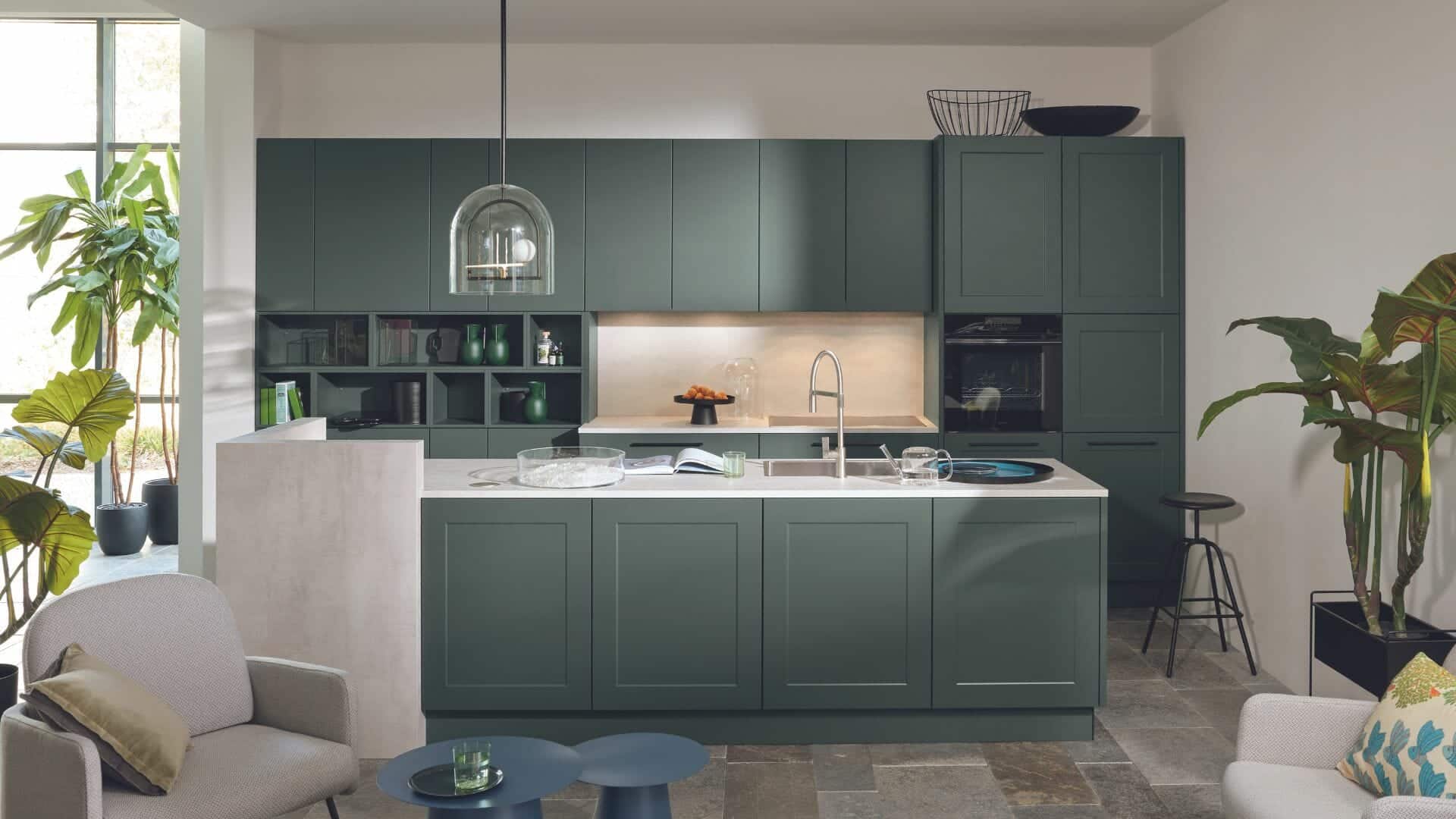 Nolte innovations 2024 - Dark Green Contemporary Kitchen