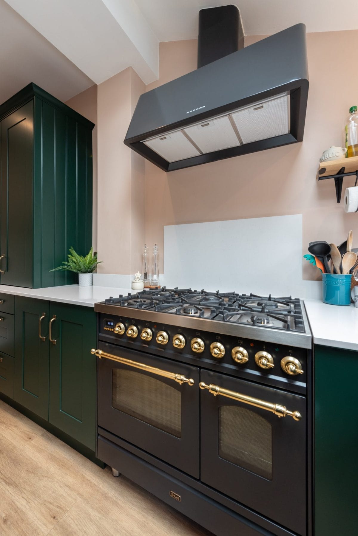Traditional Racing Green Kitchen Ebstone Kitchens