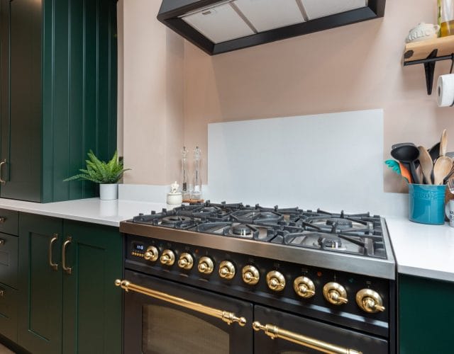 Traditional Racing Green Kitchen Ebstone Kitchens