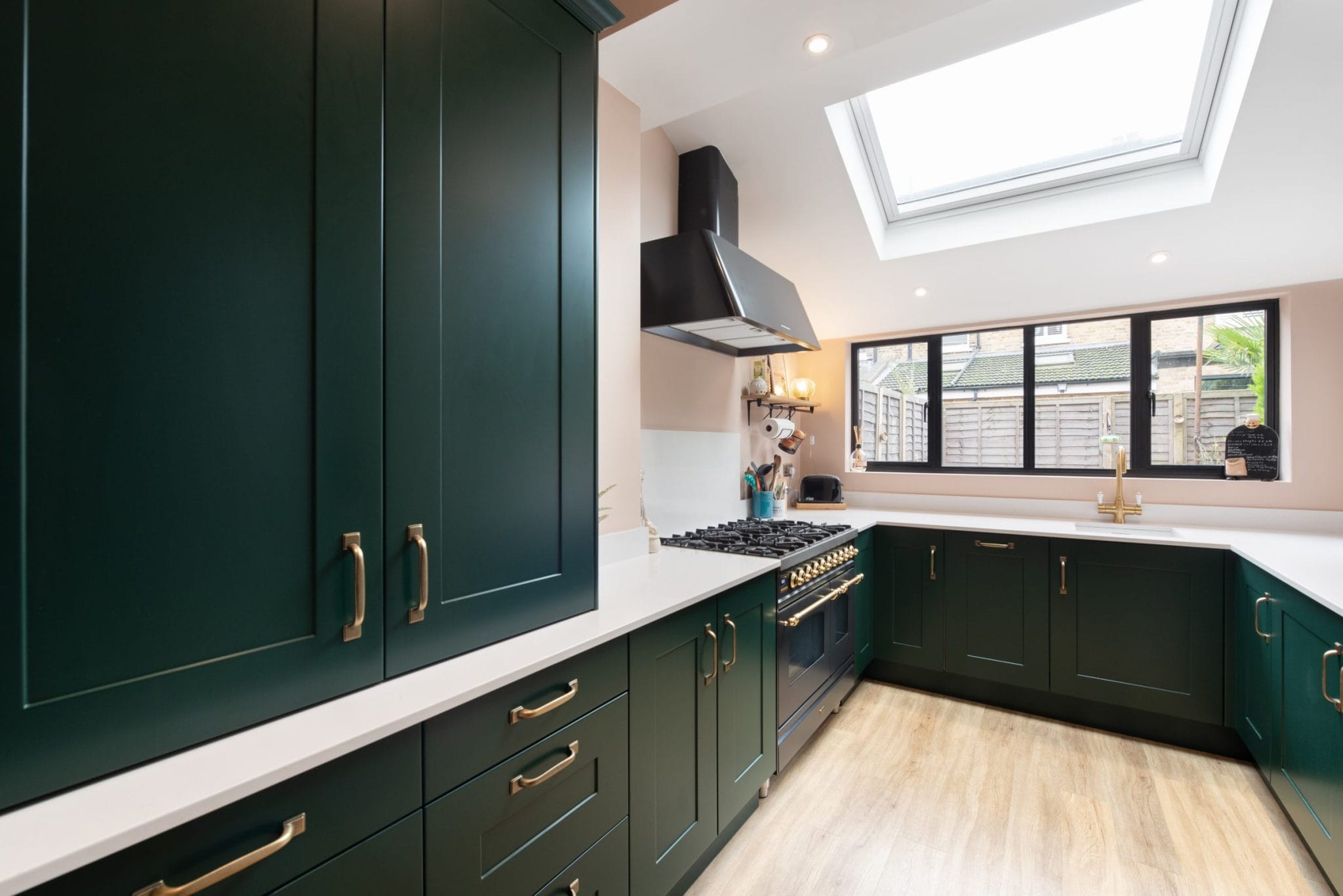 Traditional Racing Green Kitchen Ebstone Kitchens