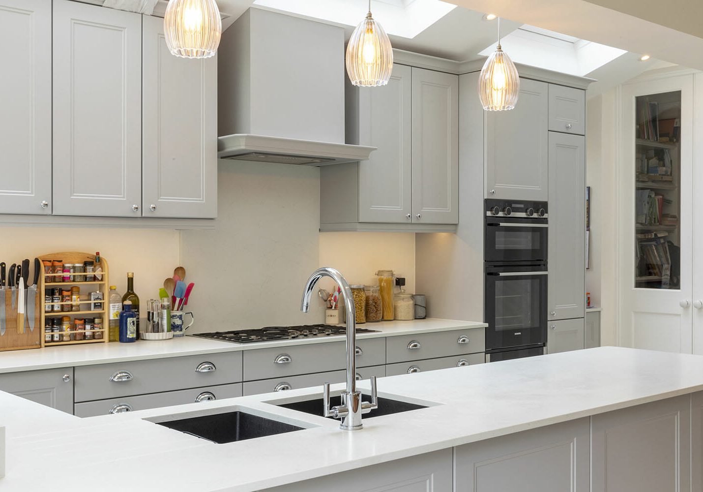 Modern Grey Shaker Kitchen