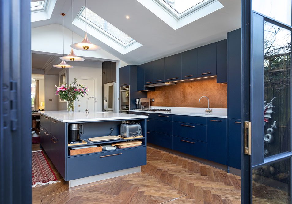 Ebstones Kitchens - Soft Deep Blue Ebstones Kitchens - Soft Deep Blue