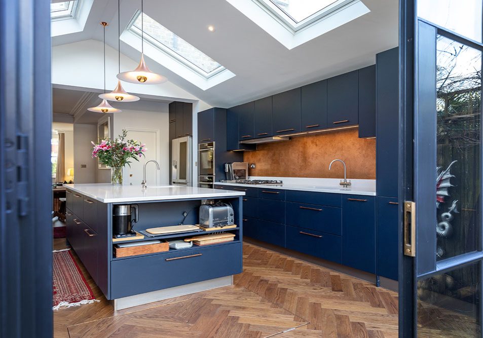 Ebstones Kitchens - Soft Deep Blue