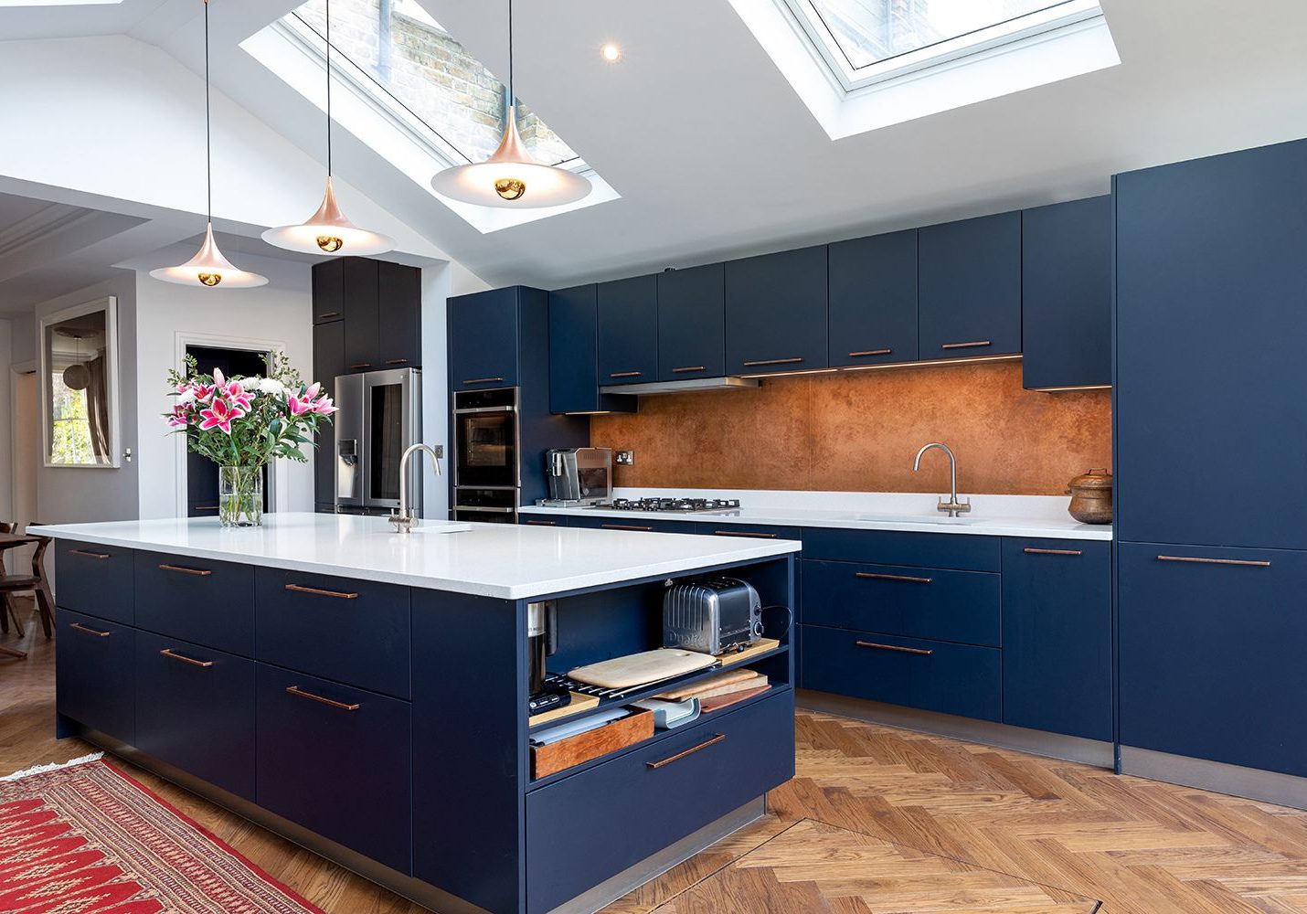 Ebstones Kitchens - Soft Deep Blue Ebstones Kitchens - Soft Deep Blue