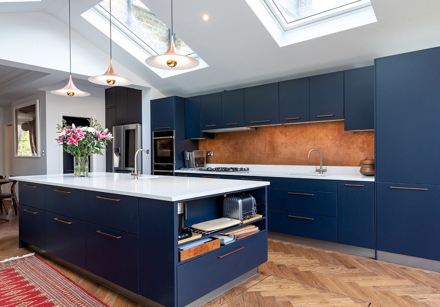 Ebstones Kitchens - Soft Deep Blue